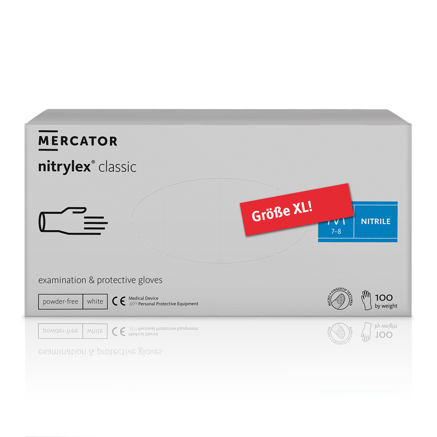 nitrylex® classic white | Nitrilhandschuh