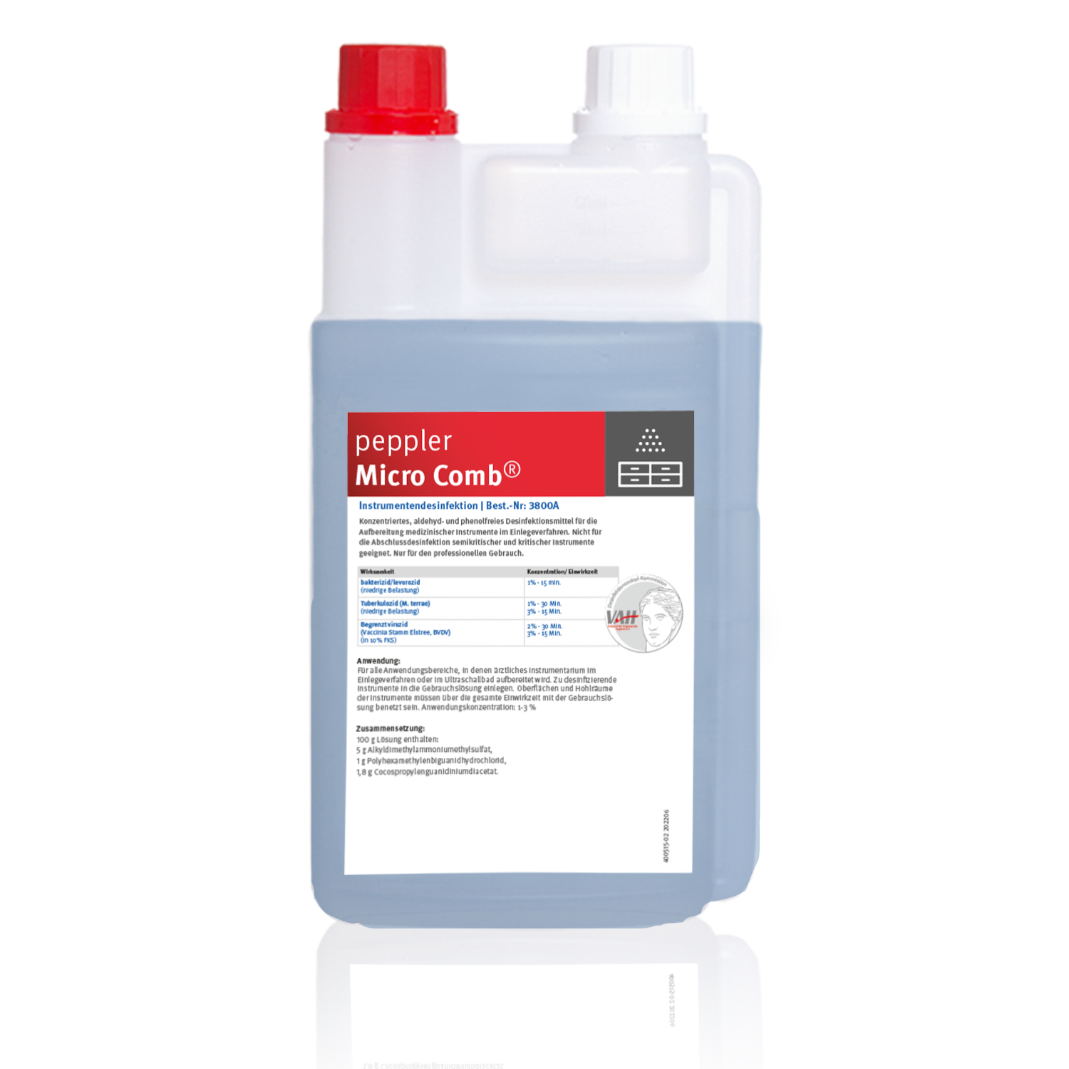 3800A | Micro Comb® |Instrumentendesinfektion | Konzentrat |alkoholfrei ...