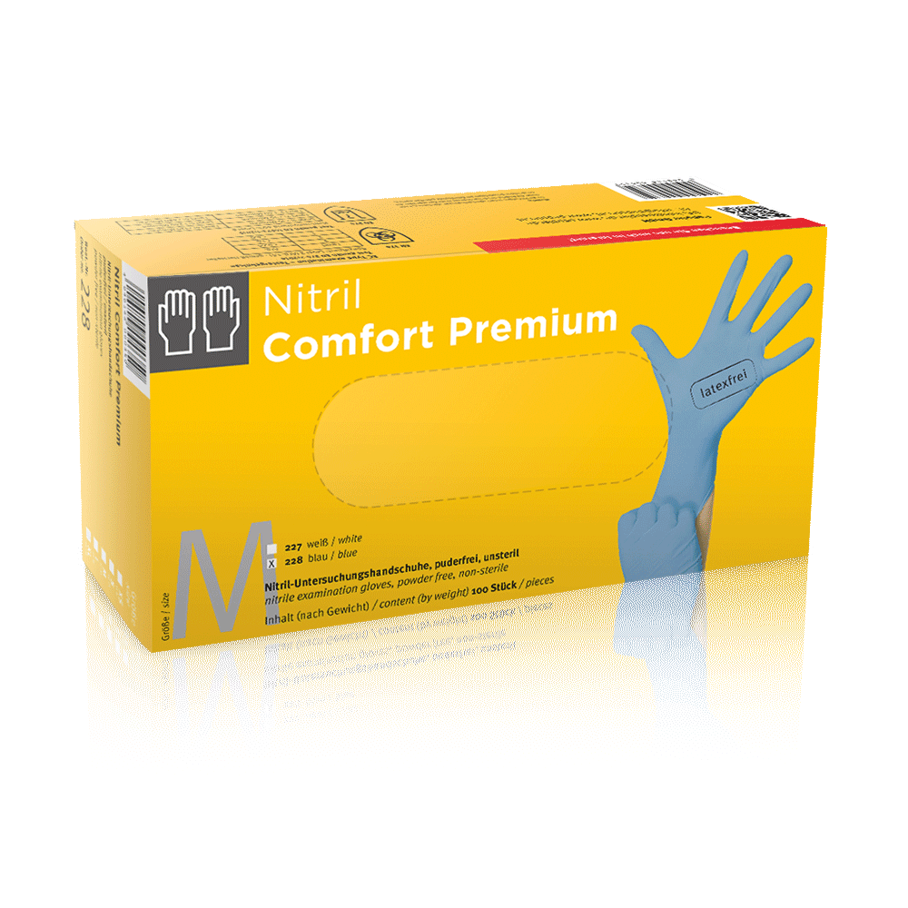 peppler nitril comfort premium® blue | Nitrilhandschuh