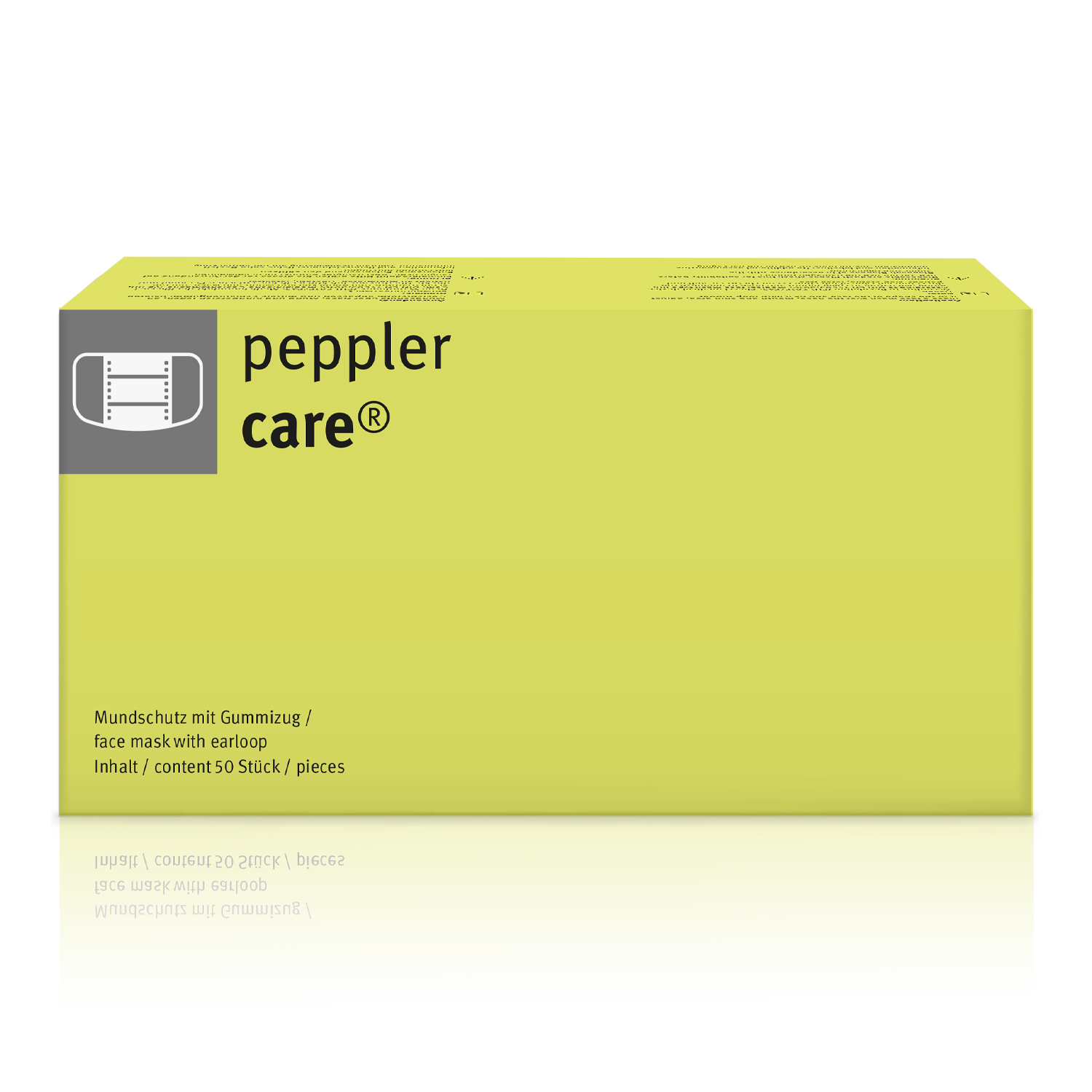 Gratis Muster Mundschutz "peppler care" mit Gummizug