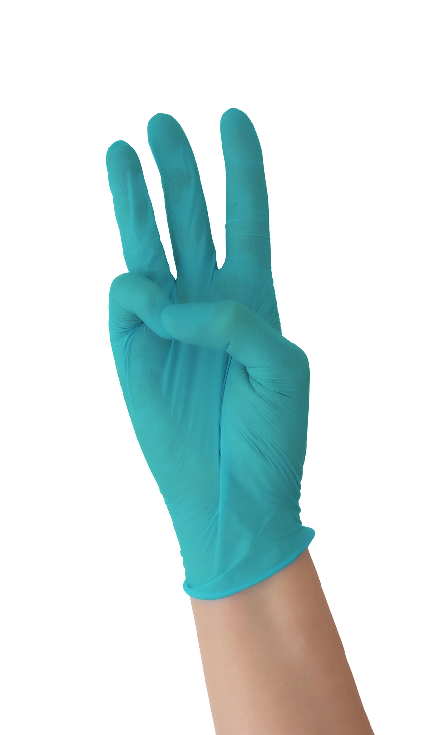 peppler nitril beach® | Nitrilhandschuh | türkis | Größe M