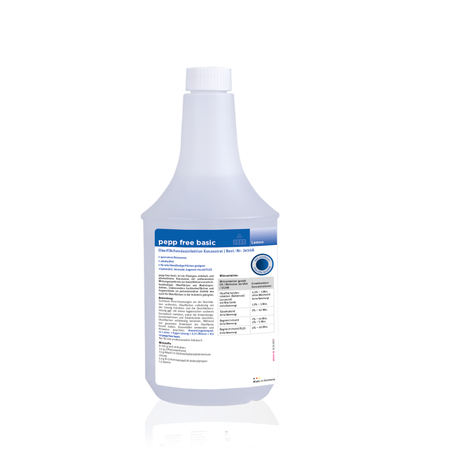 pepp free basic lemon | Dosierflasche