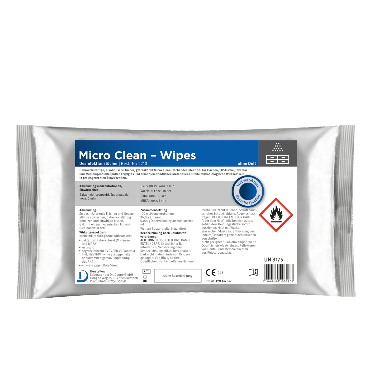 Micro Clean GT® Wipes | Desinfektionstücher