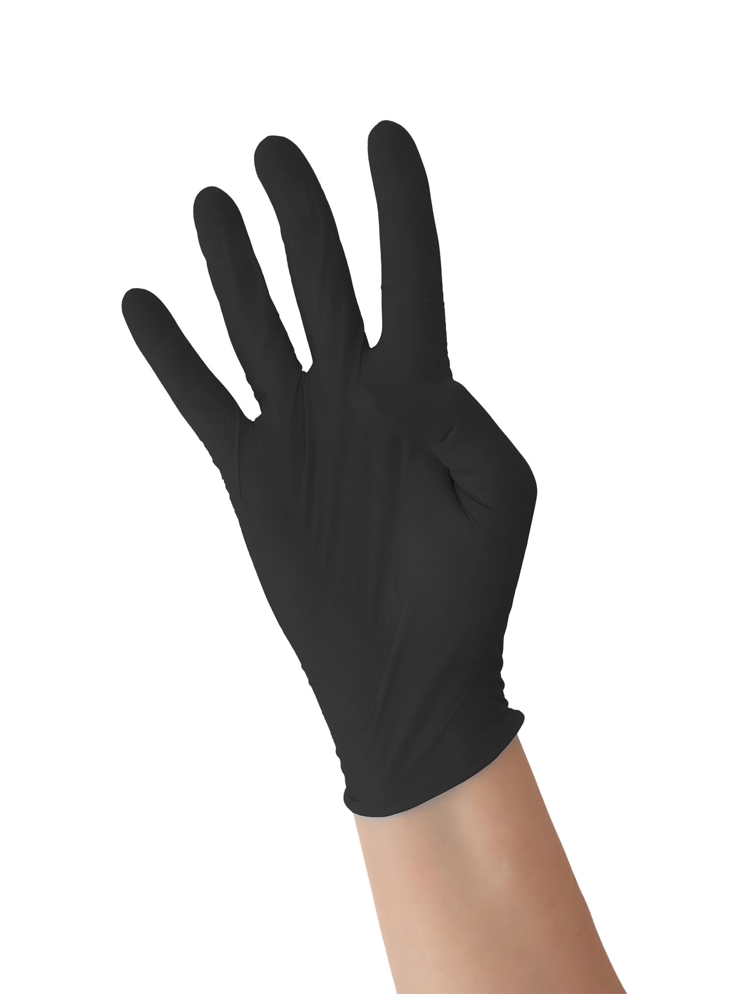 peppler sensitive black® | Latexhandschuh | schwarz | Größe L
