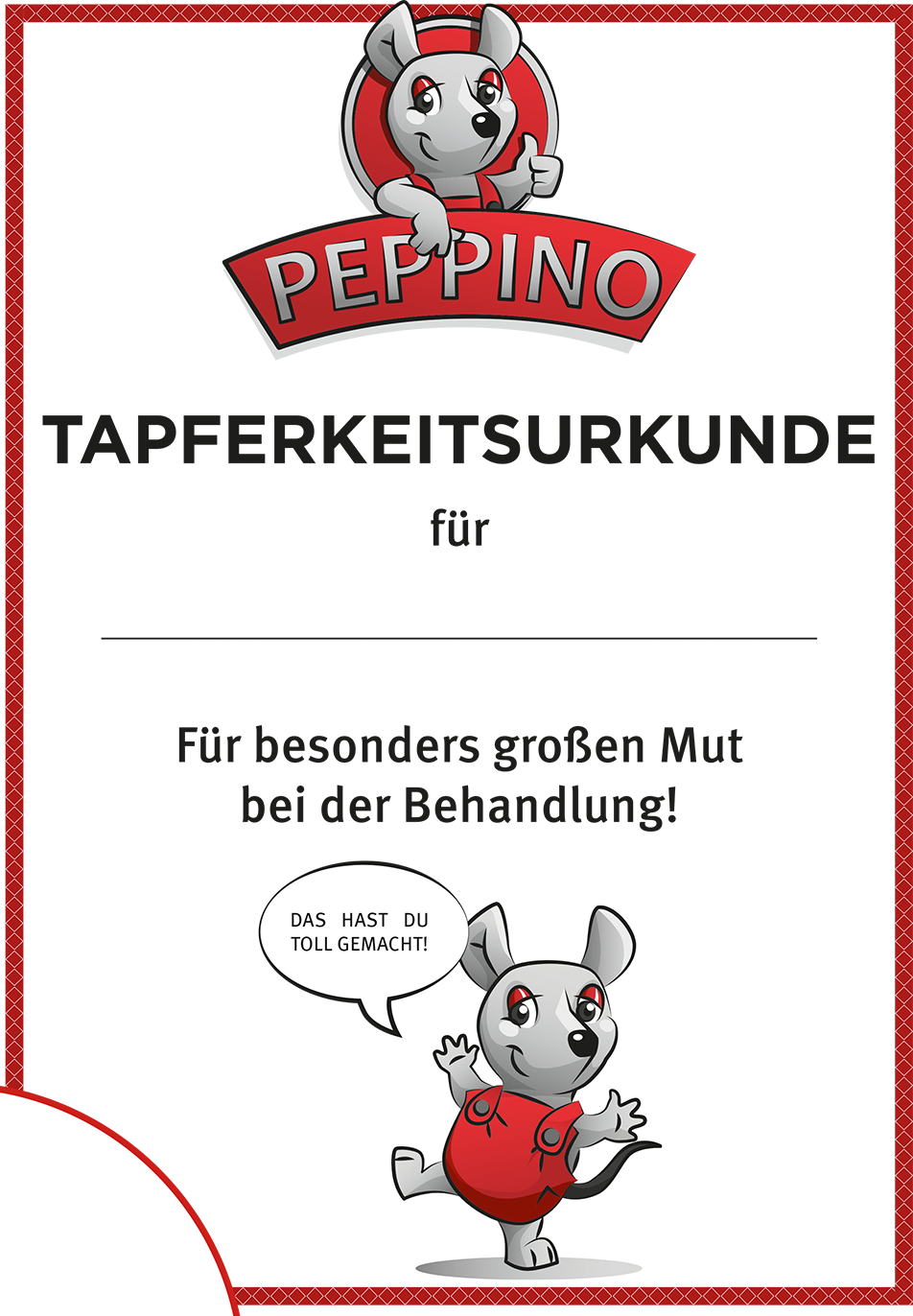 GRATIS! - Tapferkeitsurkunde - Maus