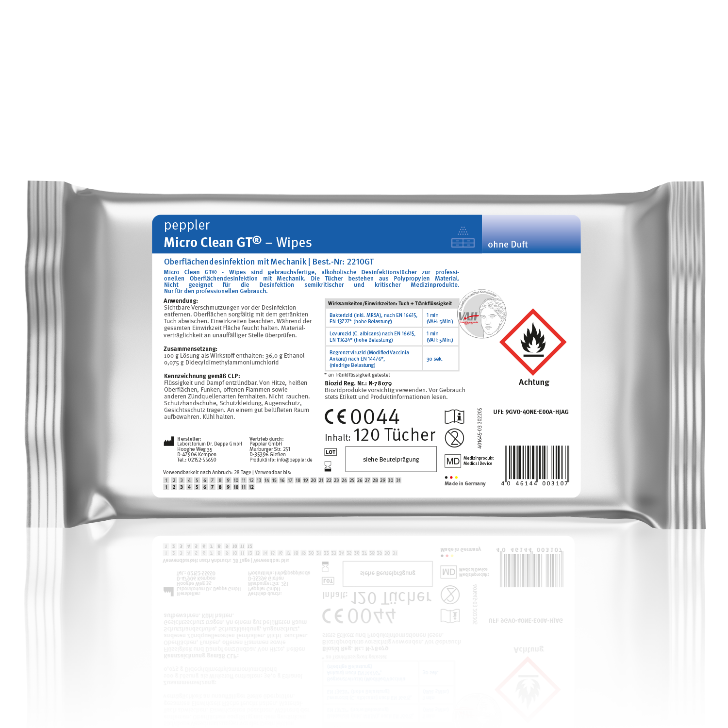 Micro Clean® GT Wipes | Desinfektionstücher