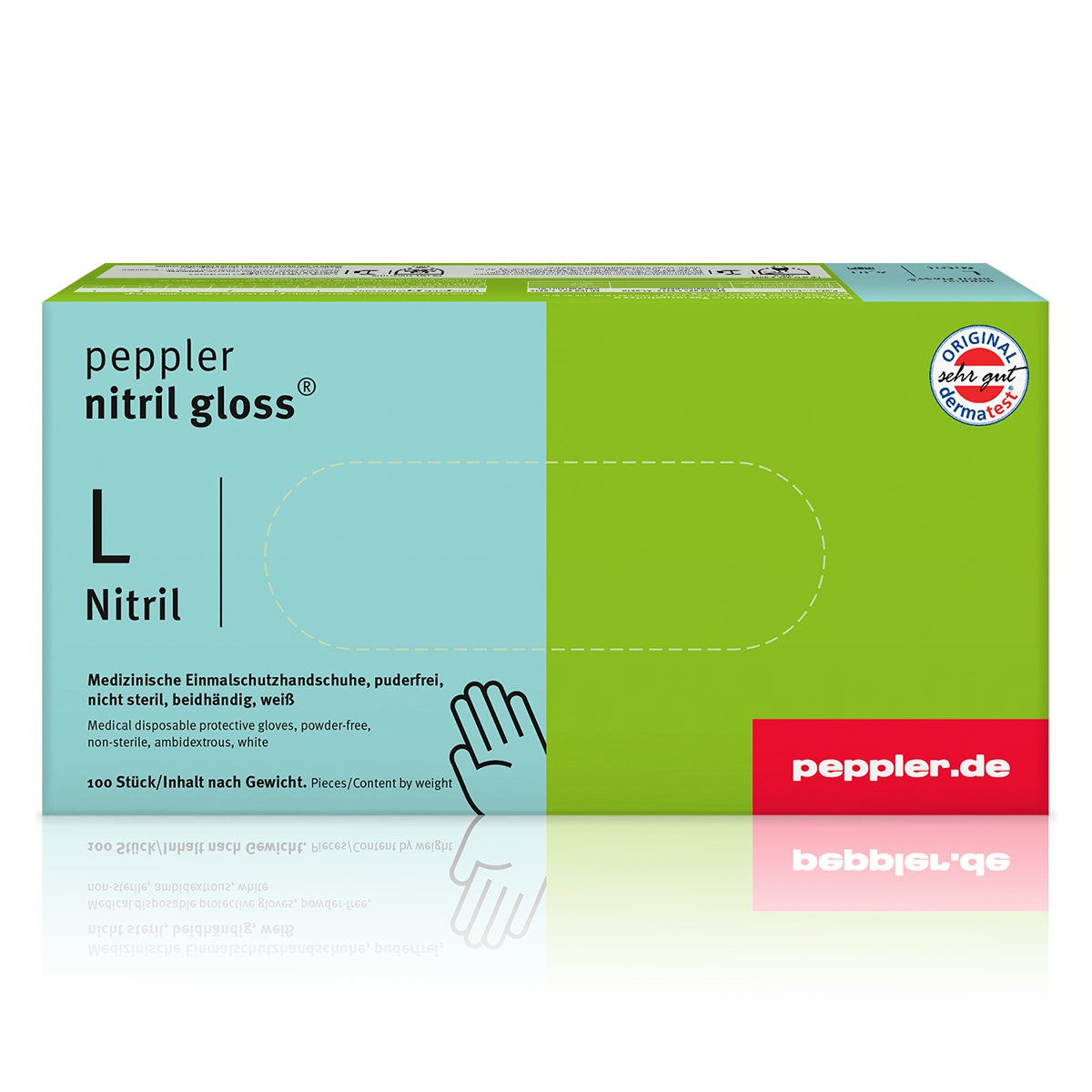 Gratis Muster | peppler nitril gloss® | Nitrilhandschuh
