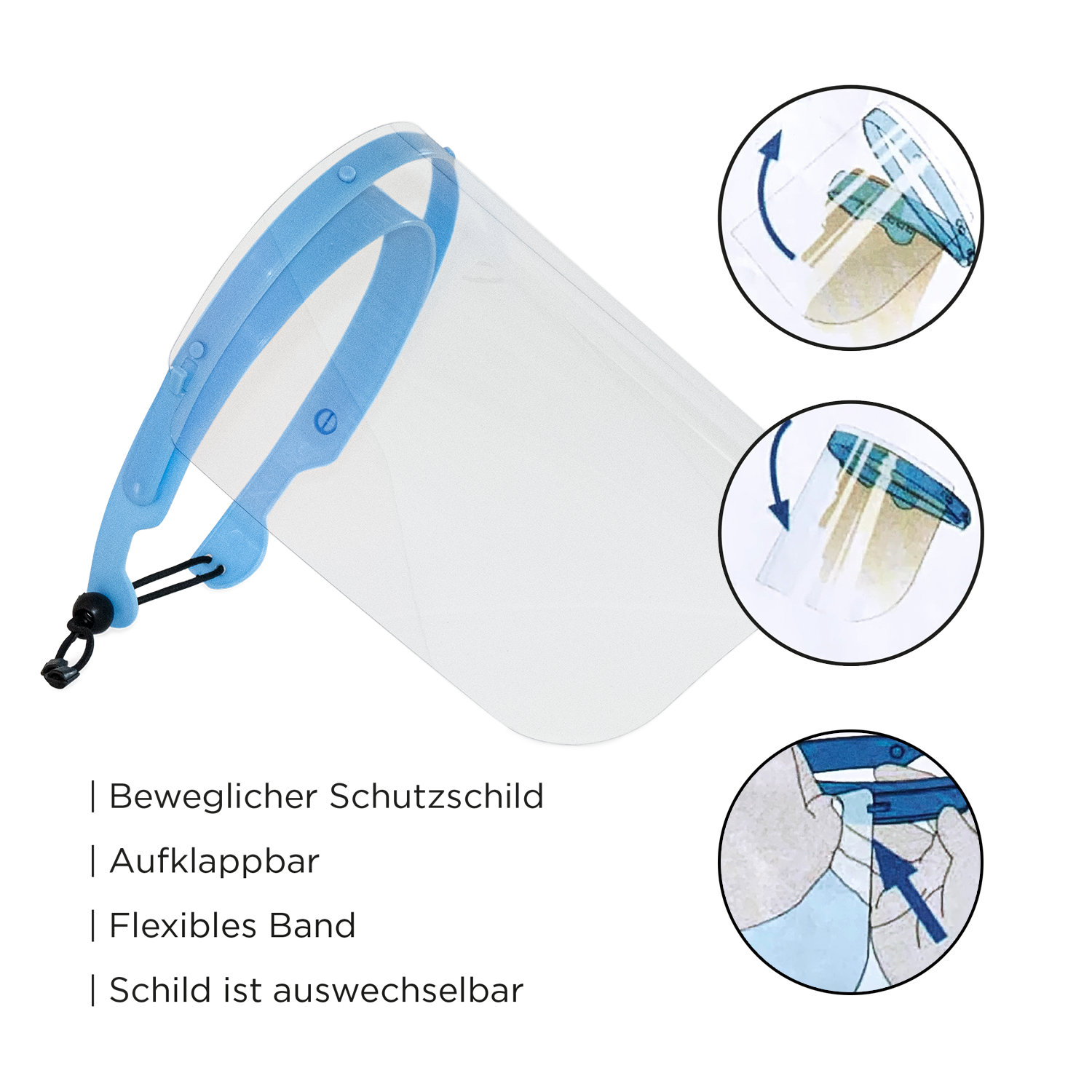 Gesichtsvisier "Faceshield"