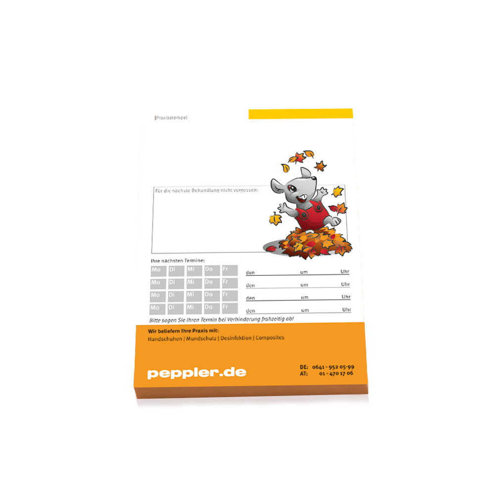Terminblock Herbst Design 100 Blatt