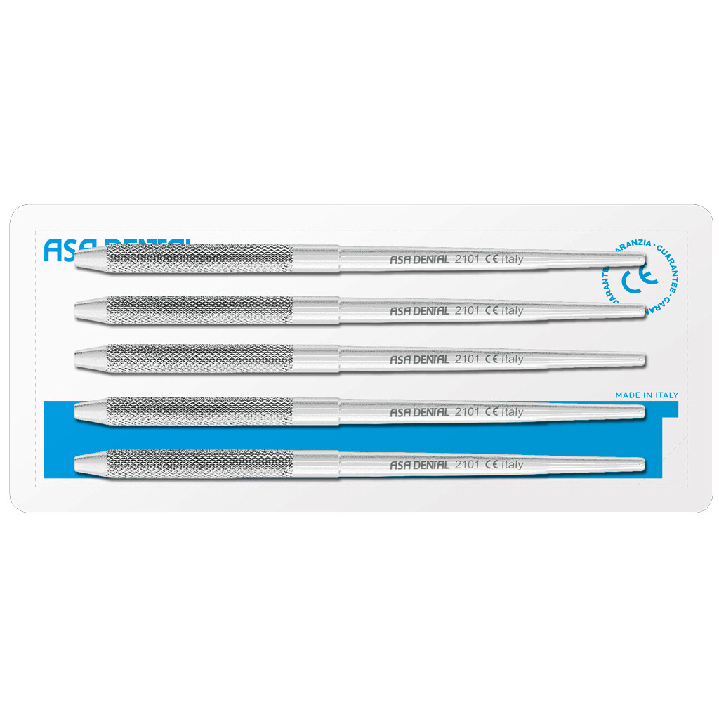 ASA DENTAL - Griffe für  Mundspiegel - anatomisch - S2101 - 5 Stück