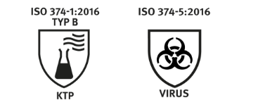 Chemikalienbeständig gemäß EN 374