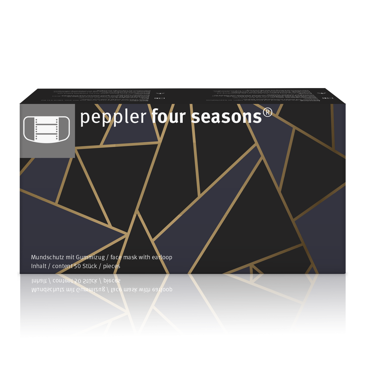 Mundschutz peppler Four Seasons mit Gummizug