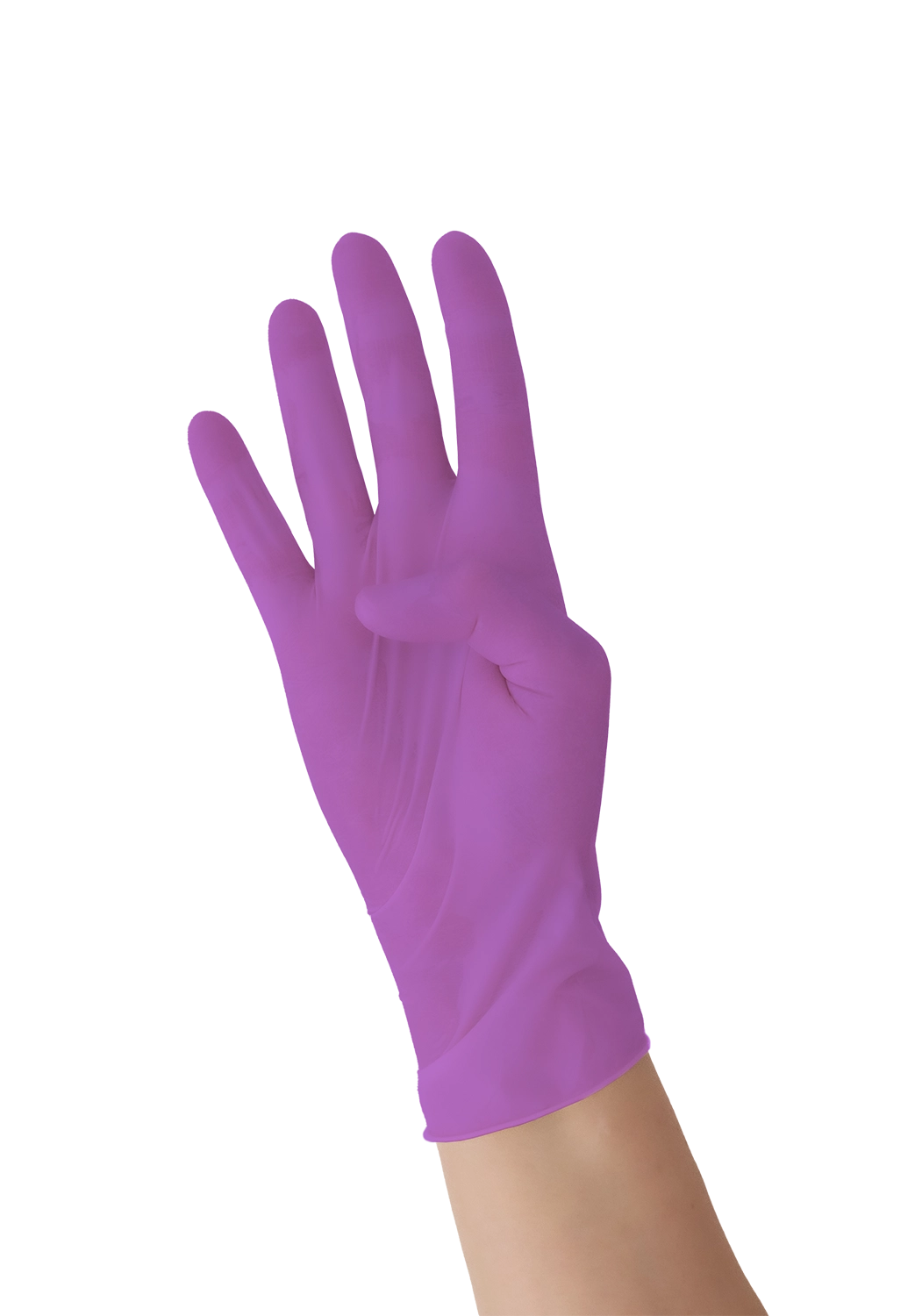 peppler nitril color lilac® | Nitrilhandschuh | Größe L | lila