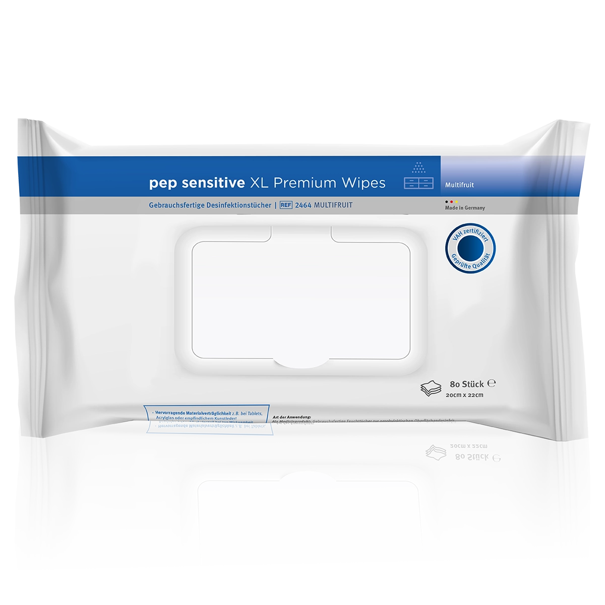 pep sensitive® XL Premium Wipes | Desinfektionstücher