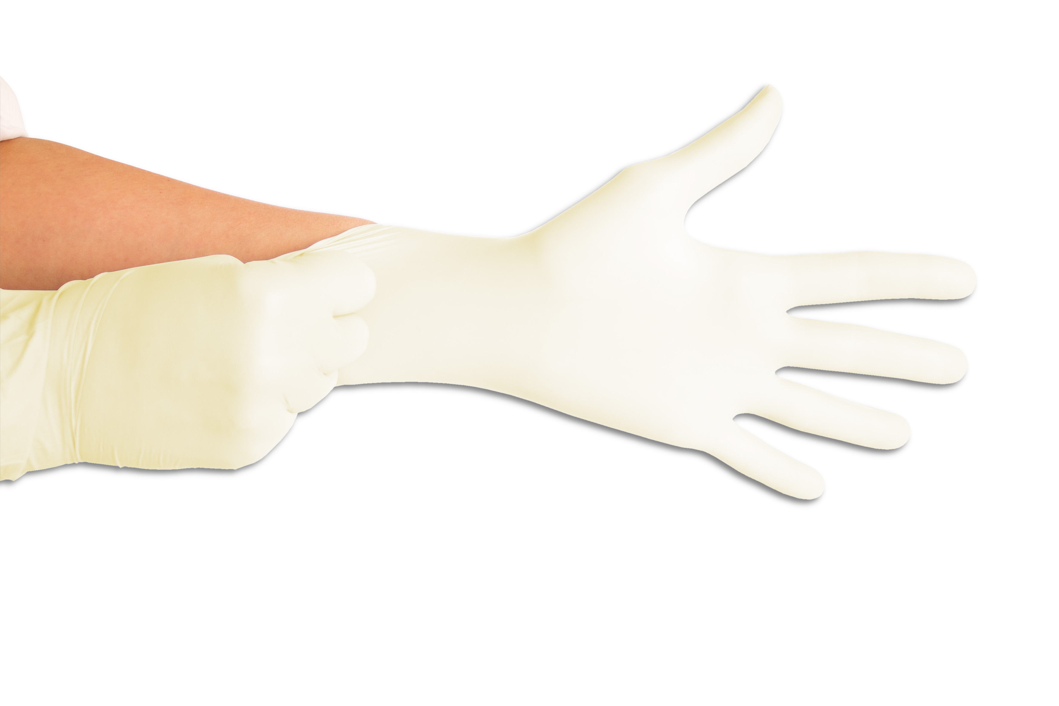 Sensitive Edition Latex-Handschuh texturierte Finger