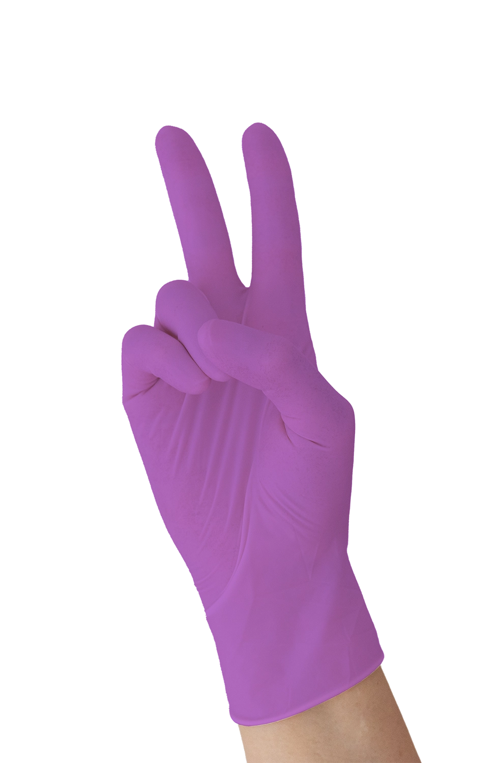 peppler nitril color lilac® | Nitrilhandschuh | Größe S | lila