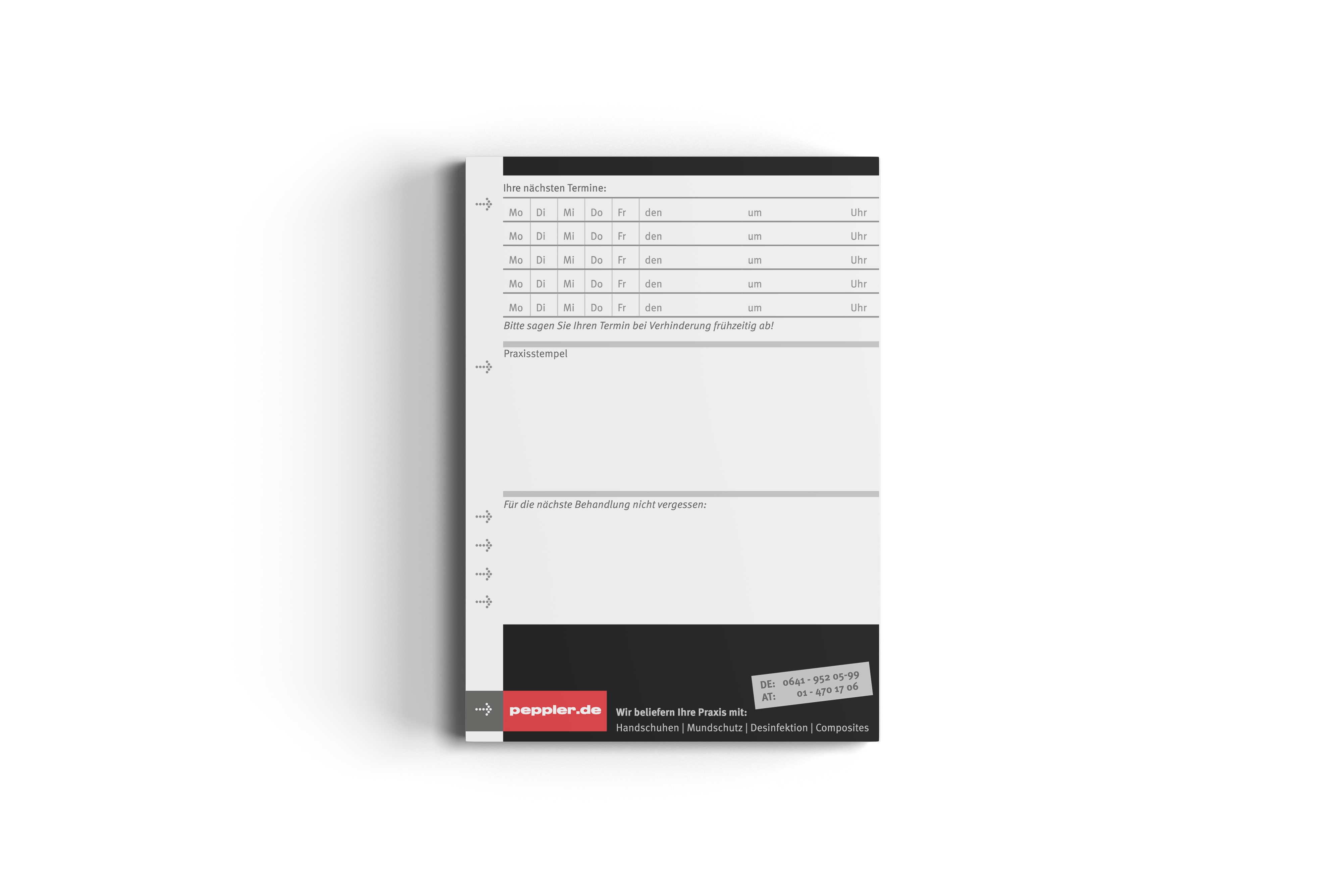 Terminblock | Black Design