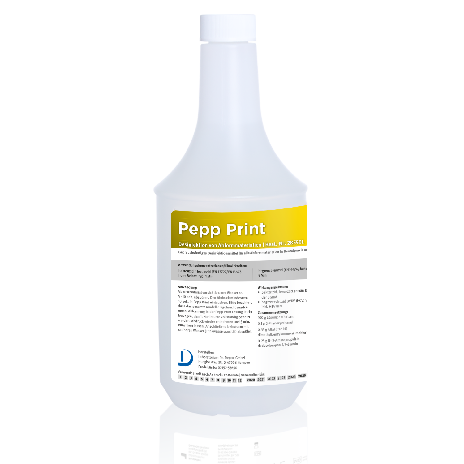 pepp print | Leerflasche