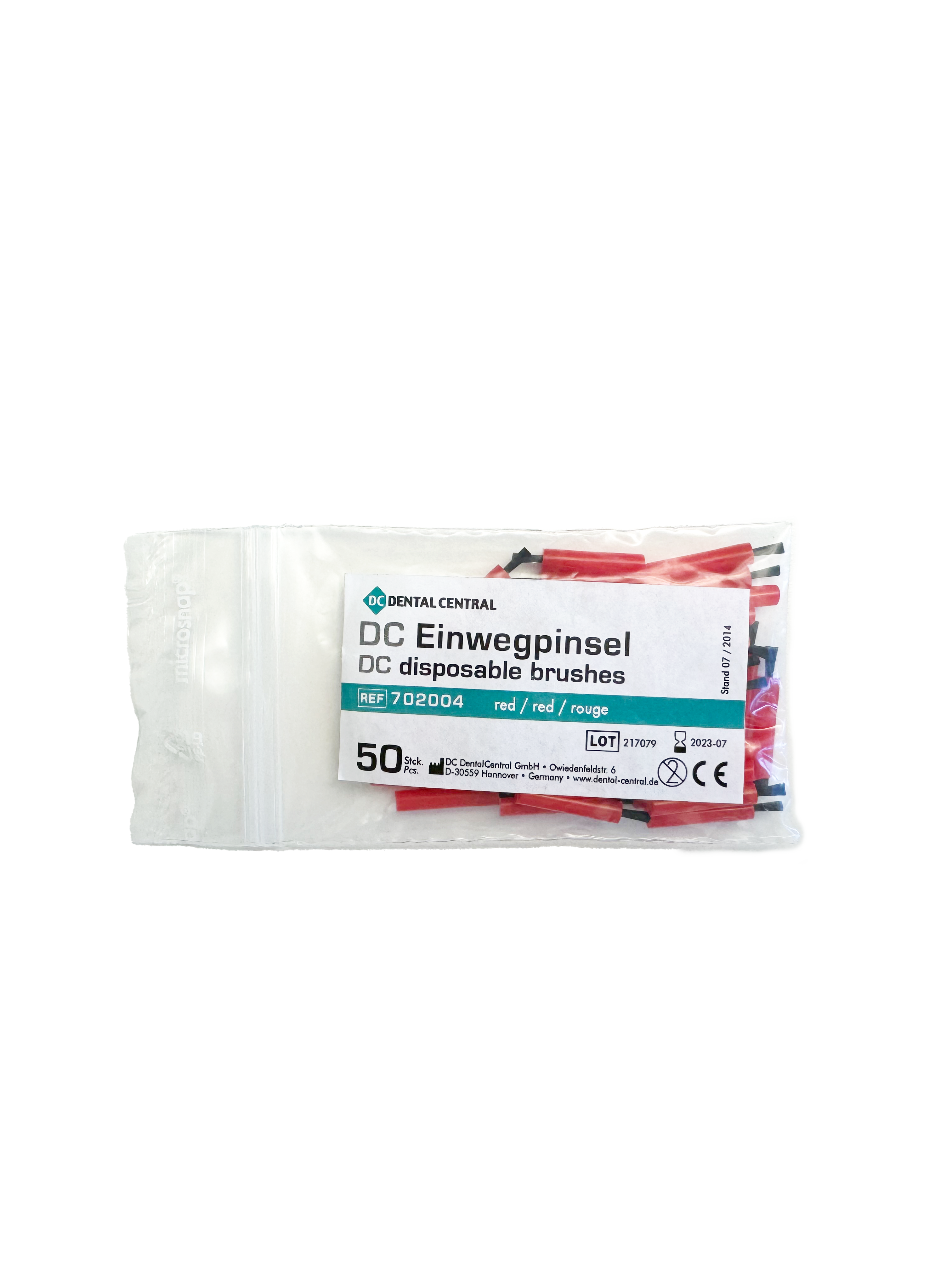 Composite | Einwegpinsel | rot
