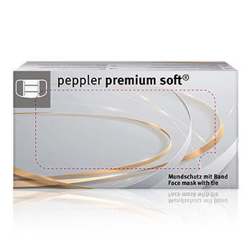 peppler premium soft®| Mund-Nasen-Schutz | mit Band