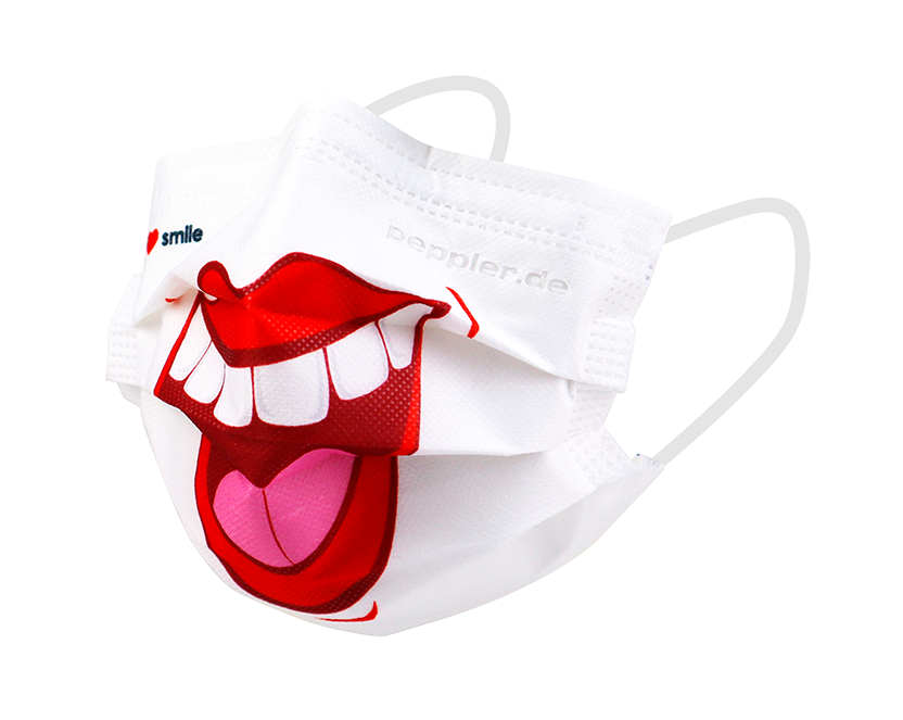 peppler "I Love Smile" | Mund-Nasen-Schutz