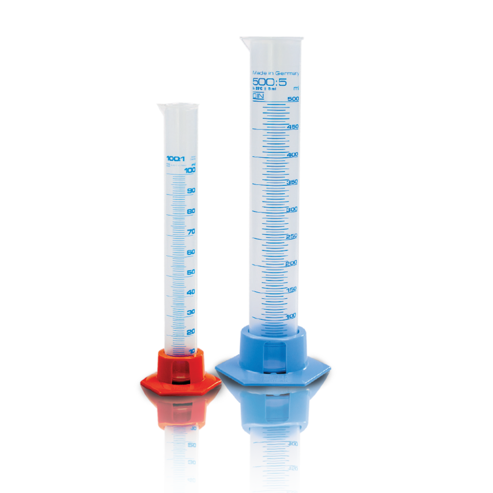 Messzylinder 500ml zum Abmessen von Desinfektions- und Reinigungskonzentraten