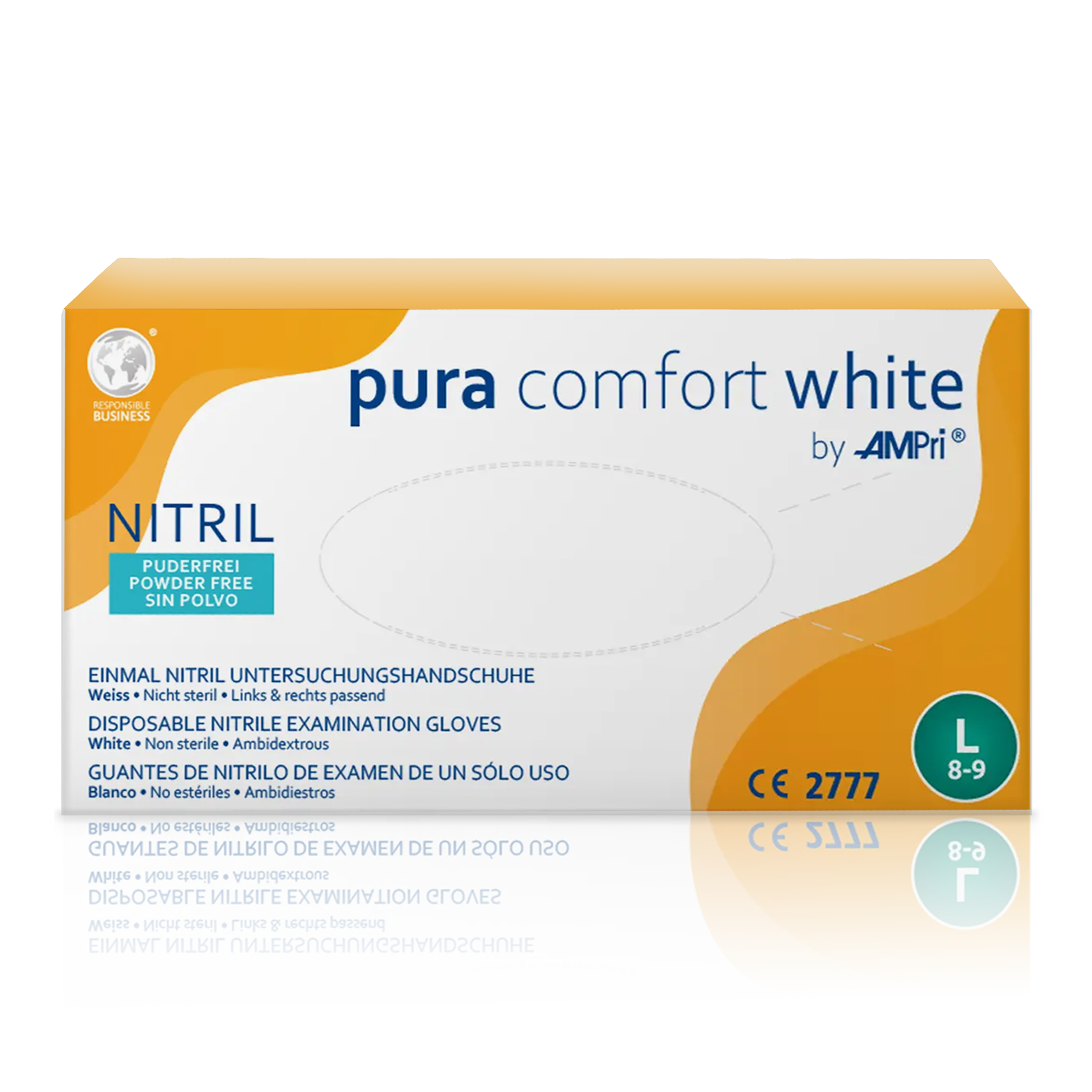 Eco Plus| Puracomfort white| Nitrilhandschuh