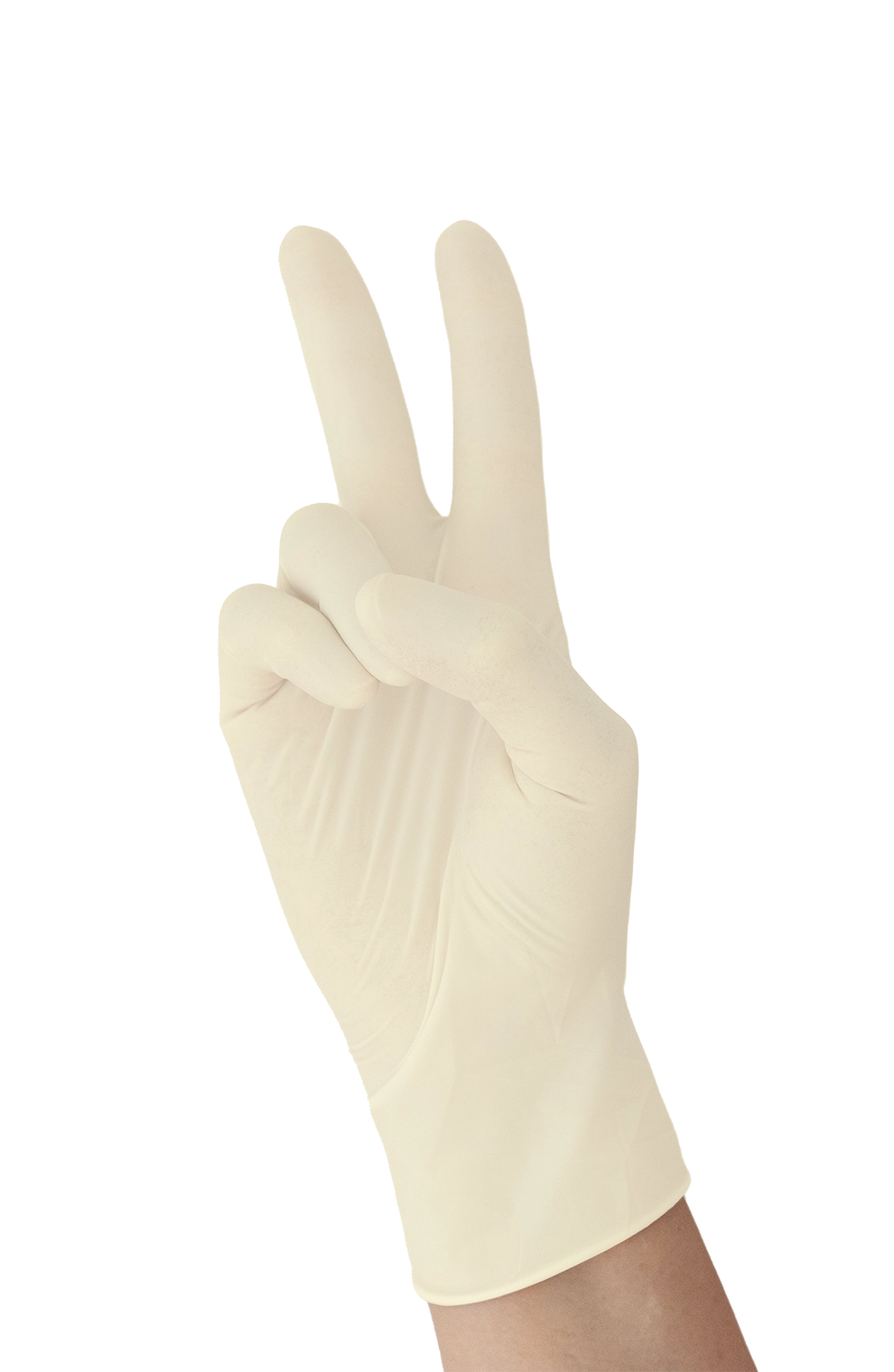 peppler sensitive white two® | Latexhandschuh | Größe S | weiß