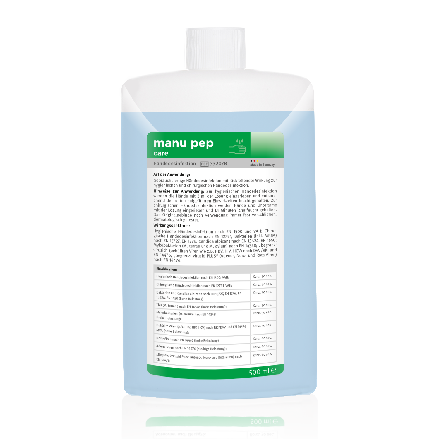 manu pep® care | Händedesinfektion