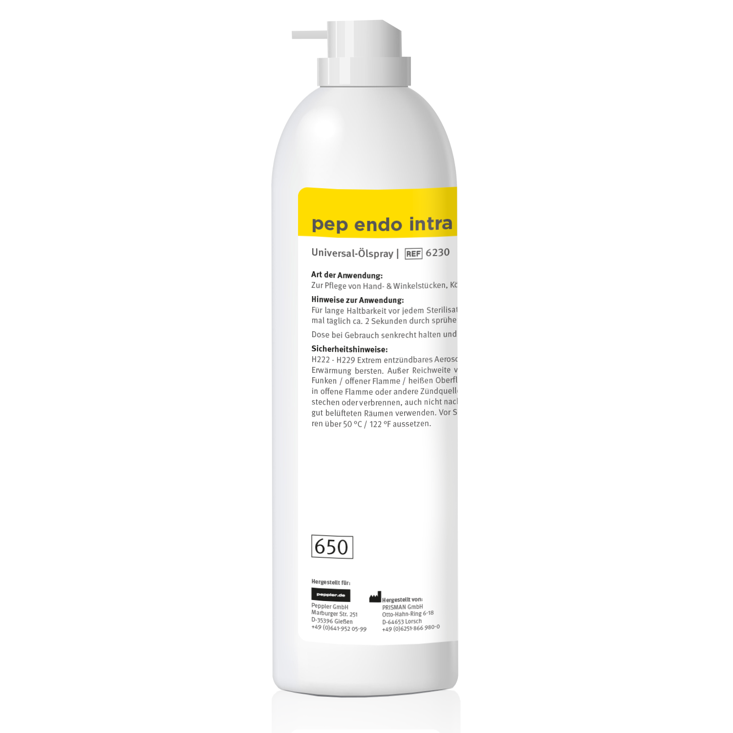 pep endo Intra Oil - Universal Ölspray, 500 ml