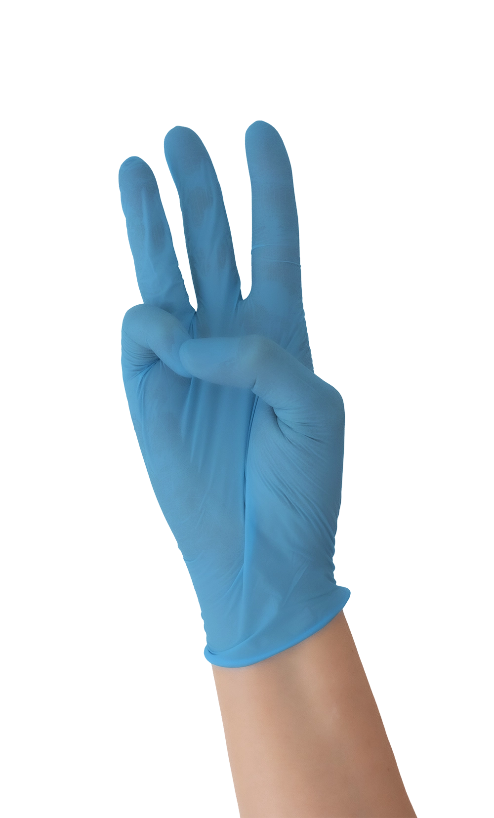 peppler nitril basic® | Nitrilhandschuh | blau | Größe M