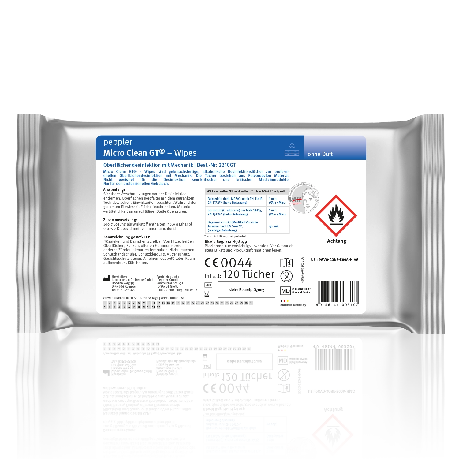 Micro Clean® GT Wipes | Desinfektionstücher
