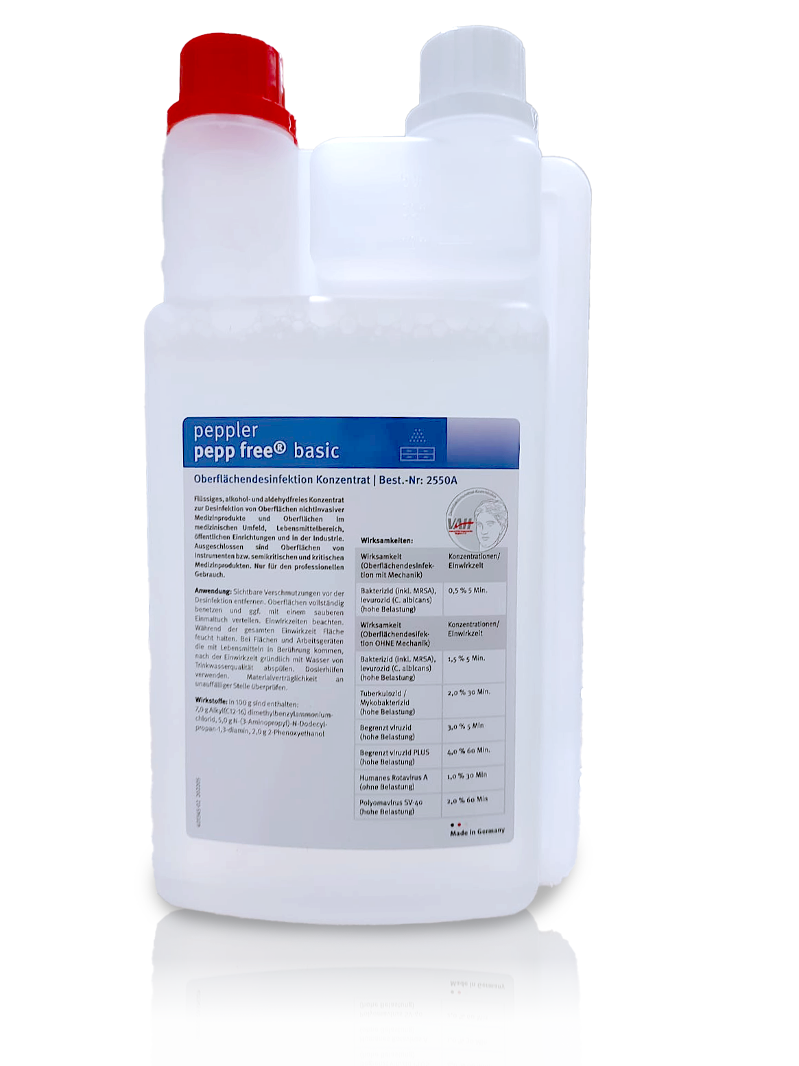 pepp free® basic | Oberflächendesinfektion | lemon