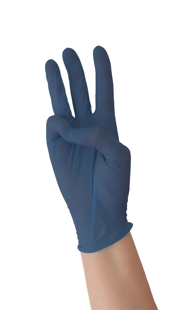 peppler nitril sensitive ® | Nitrilhandschuh | blau | Größe M