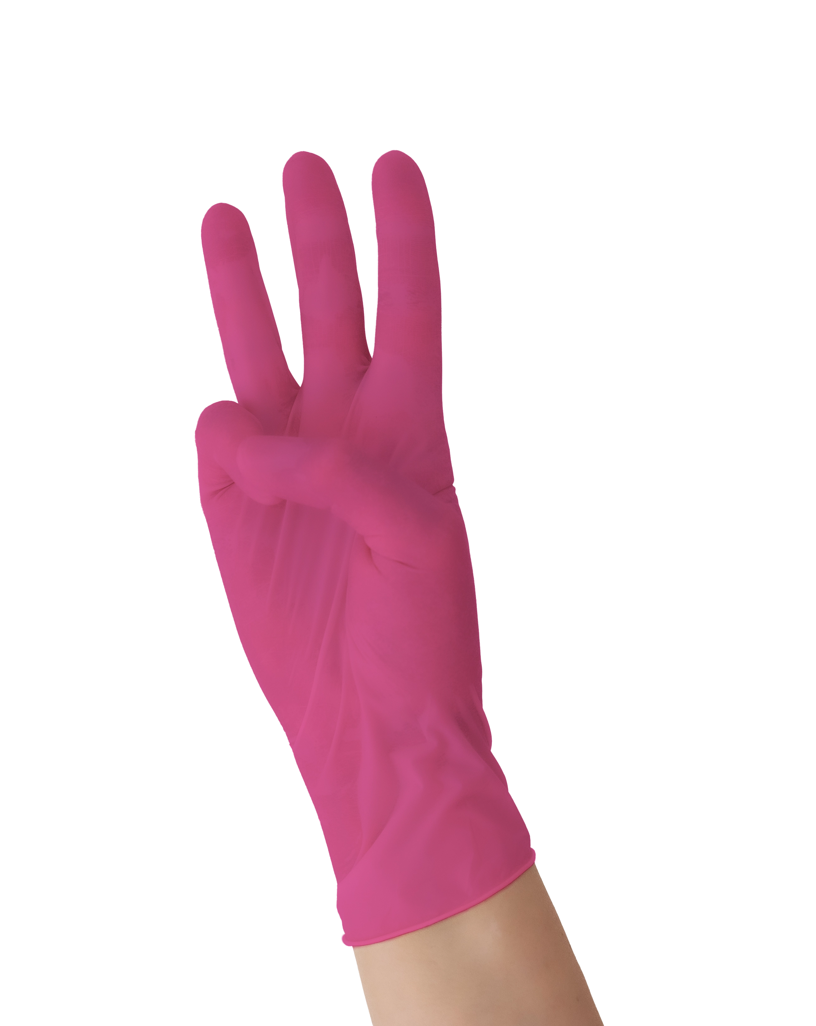 peppler nitril tropical® | Nitrilhandschuh | Größe M | pink