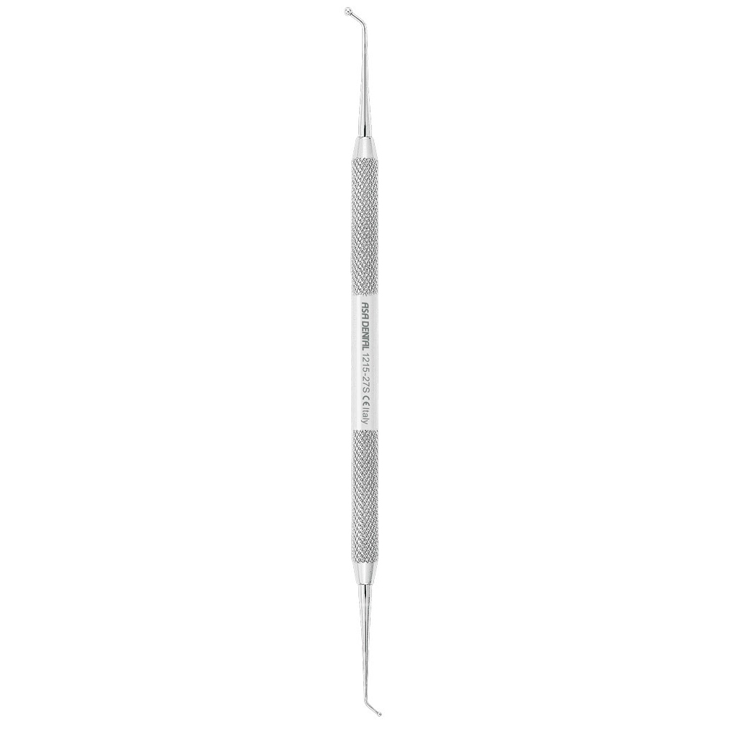 ASA-DENTAL - Instrument für Kunststofffüllungen - Fig. 26-27S Ball - Doppelende - 1 mm / 2 mm