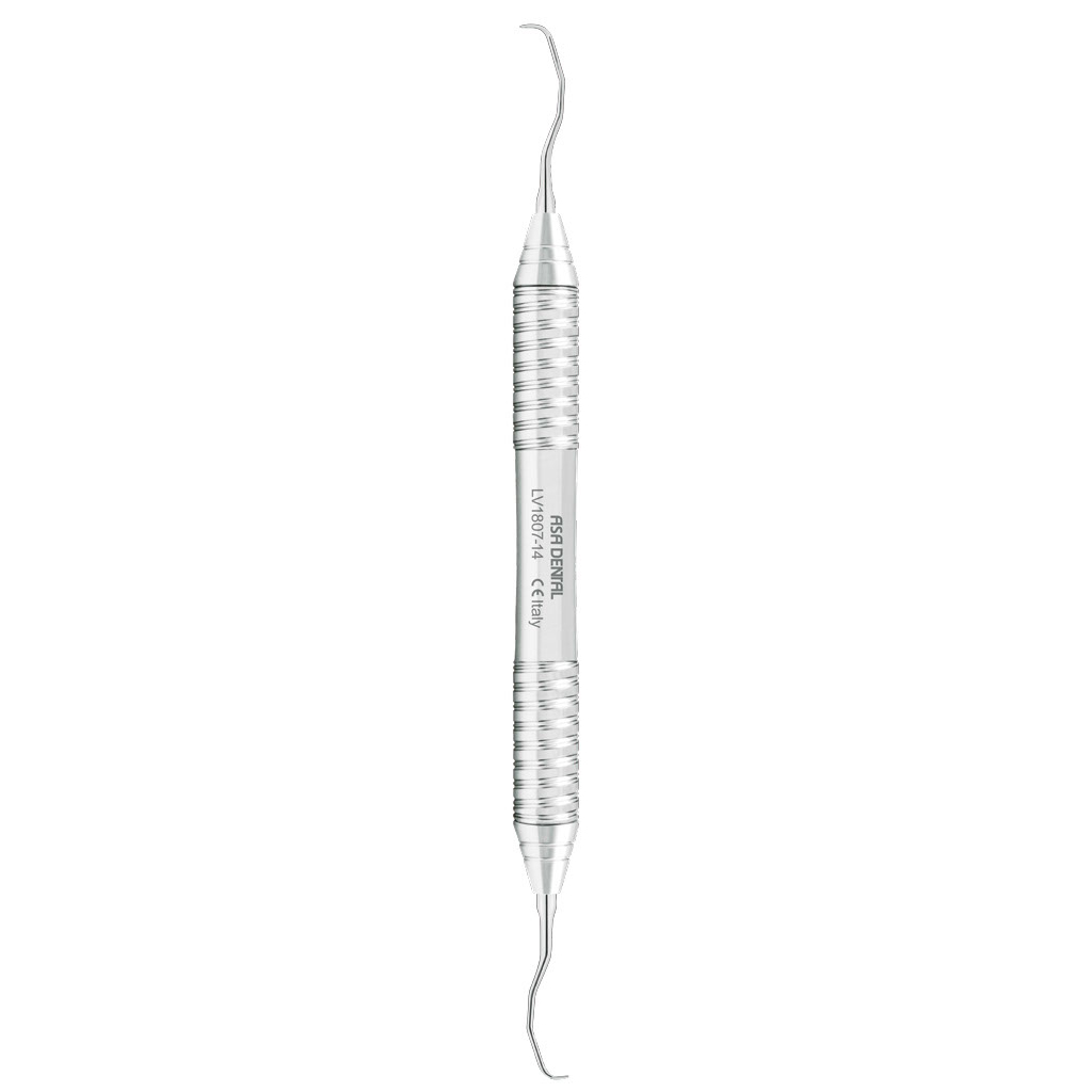 ASA-DENTAL - Gracey Kürette - 13/14 Gracey, Edelstahl, für Backenzähne, extra leicht