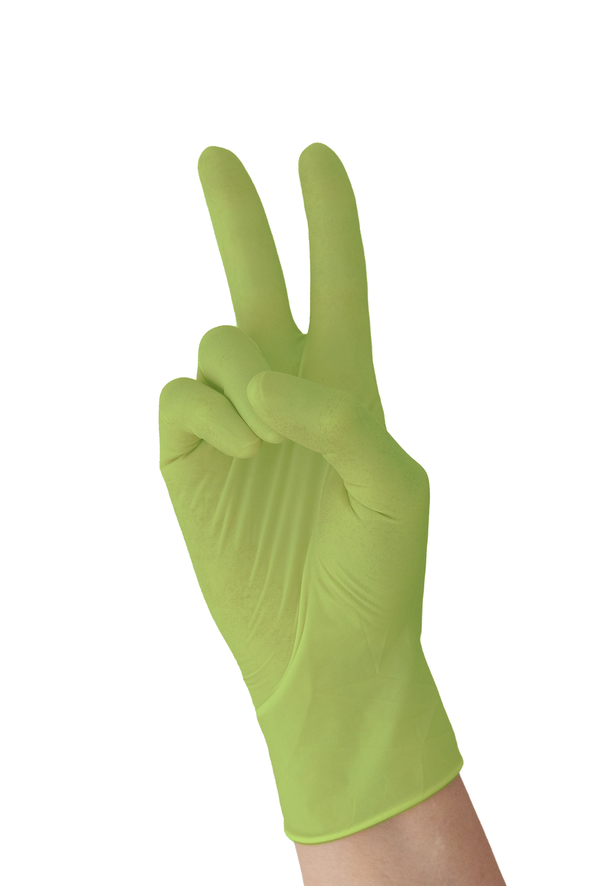 peppler nitril color lime® | Nitrilhandschuh | Größe S | grün